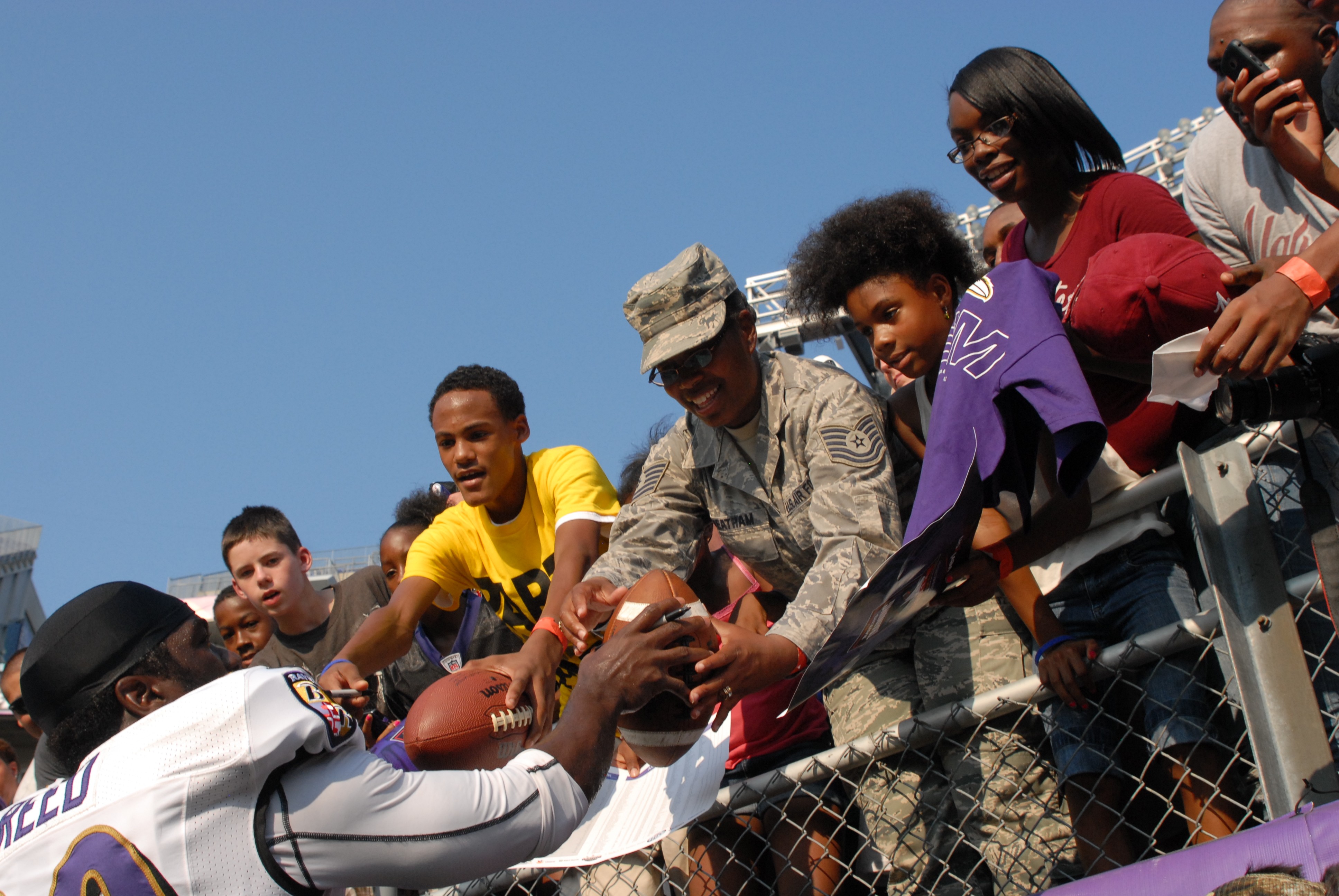 Baltimore Ravens host Military Appreciation Day, Article