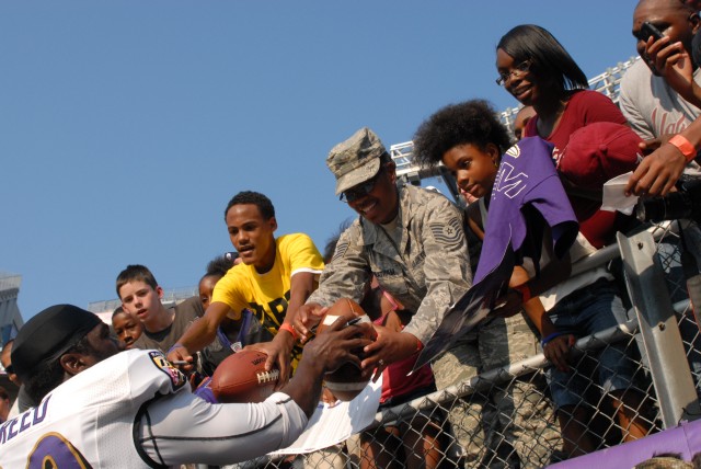 Baltimore Ravens host Military Appreciation Day