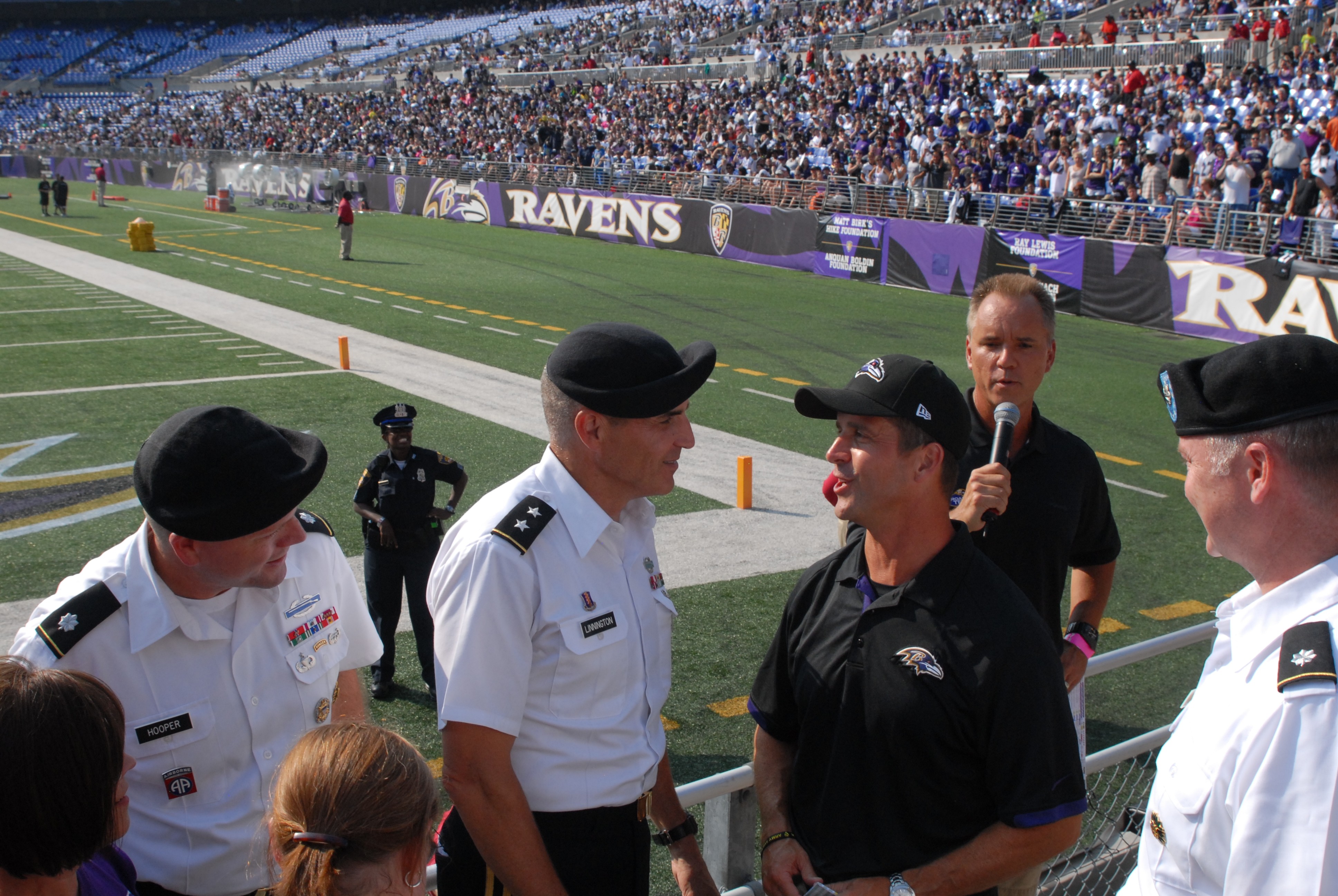 Baltimore Ravens host Military Appreciation Day, Article