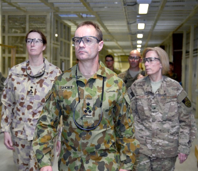Incoming Australian Assistant Commander tours the DFIP