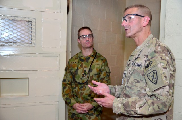 Incoming Australian Assistant Commander tours the DFIP