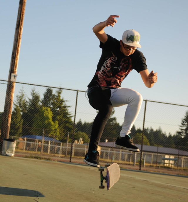 Skating the day away