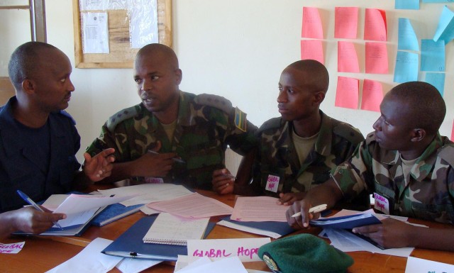 Rwandan Defense Force, Texas National Guardsmen exchange best practices