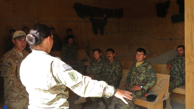 'Wolverine' medics train Afghan counterparts to perform proper life-saving skills