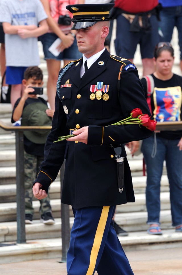 Sgt. Anthony's last walk