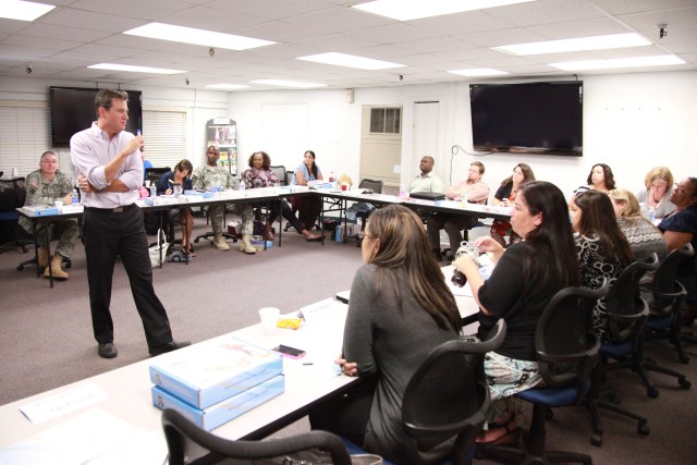 Hal Runkel, founder of The ScreamFree Institute and LMFT, presents during a 2-day training seminar