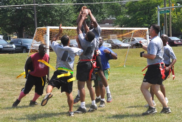Olympic Sports Day Commander's Cup goes to 22D Chemical Battalion (TE)