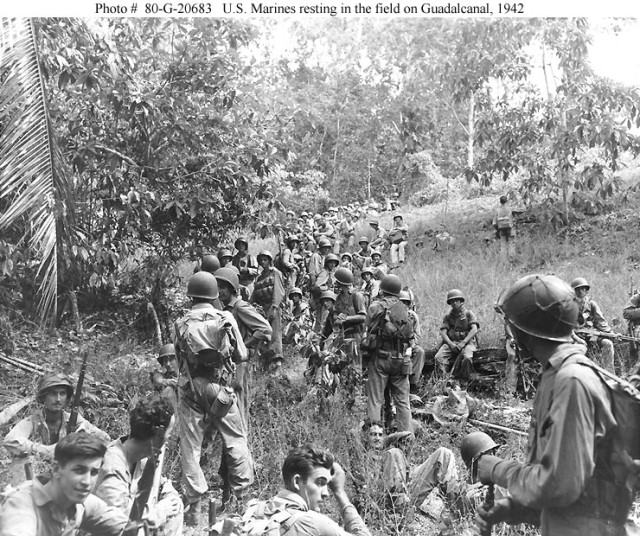 World War II veterans gather at Arlington to mark 70th anniversary Guadalcanal Campaign