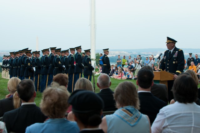 Twilight Tattoo in honor of Secretary Leon E. Panetta