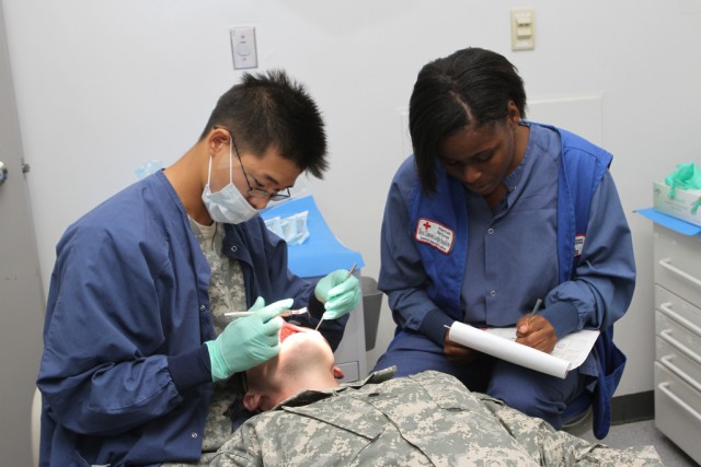 Volunteers help community smile