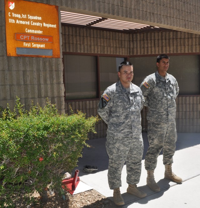 11th Armored Cavalry Regiment Soldiers become U.S. citizens