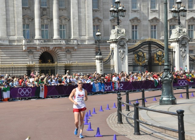 Nunn finishes tough Olympic 50k race walk