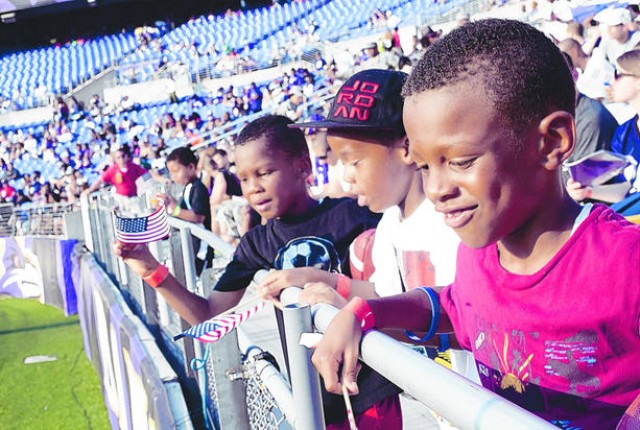 Military Honored by Baltimore Ravens > 175th Wing > Article Display