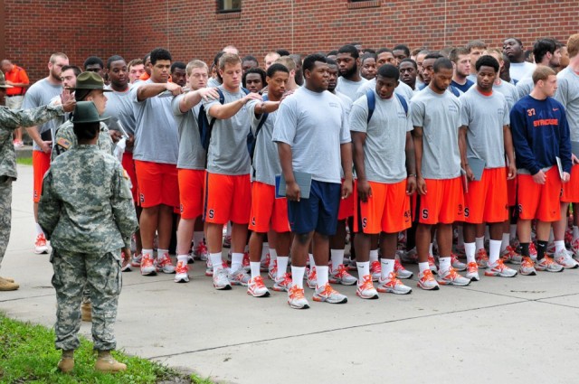 Players in formation