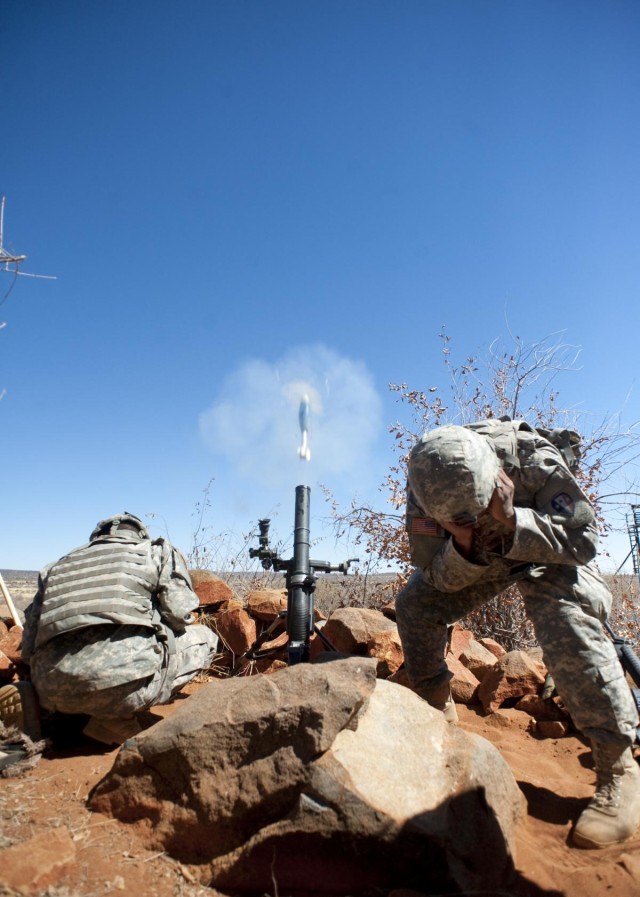 New Jersey soldiers perform assault and support-for-fire missions