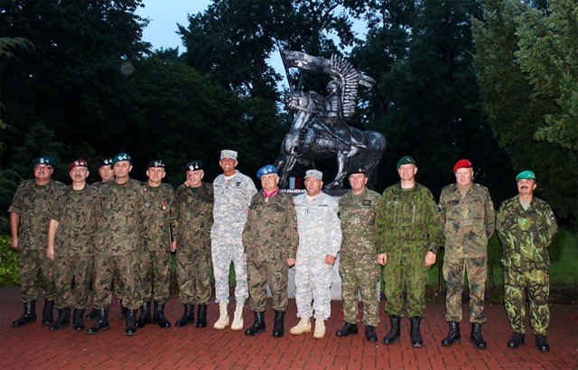 U.S. Army Europe presents Legion on Merit to Polish Army Commanders