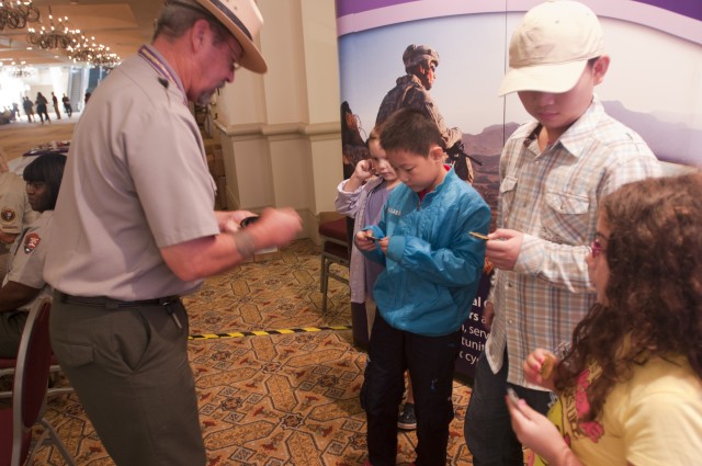 Military children become Junior Park Rangers at Yellow Ribbon