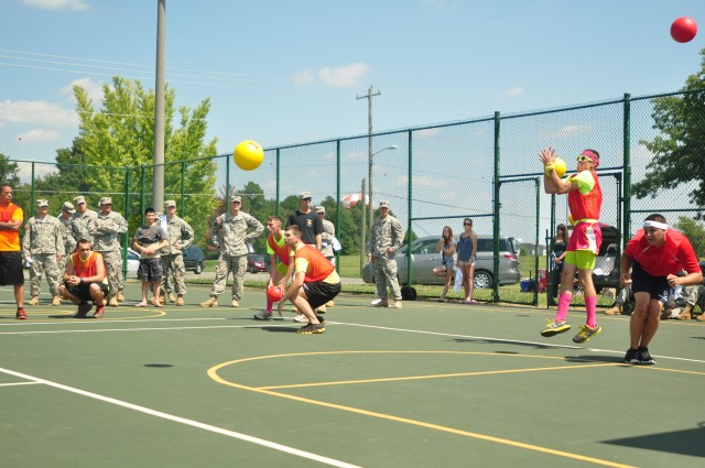 2 BCT take on a barrage of balls