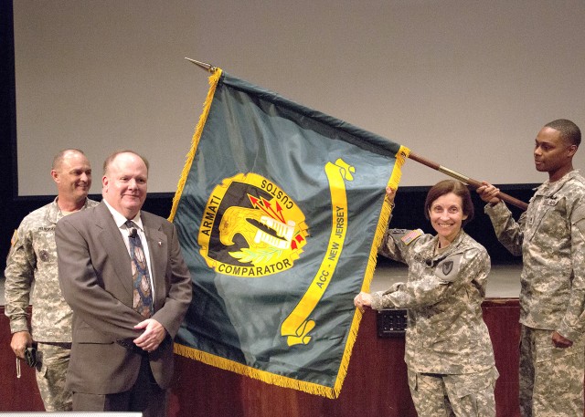 CG visits Picatinny Arsenal, unfurls new colors