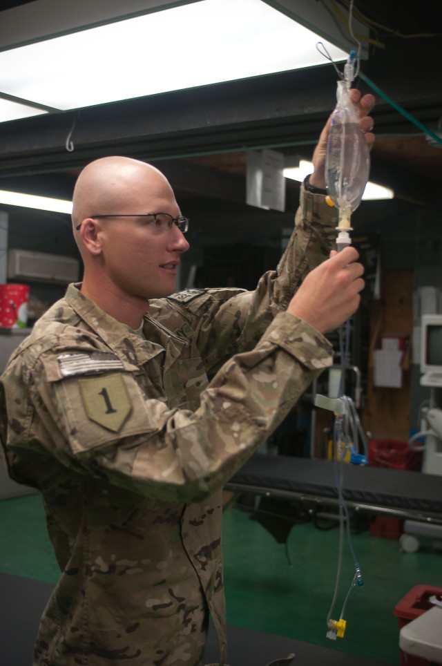 "Black Lion" medic steps out and saves lives