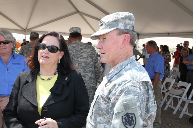 Army leaders break ground on $9.6 million solar power project