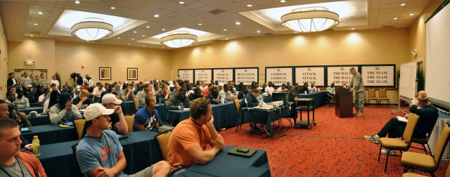 FORSCOM CG discusses TBI, leadership, service with "America's Team"