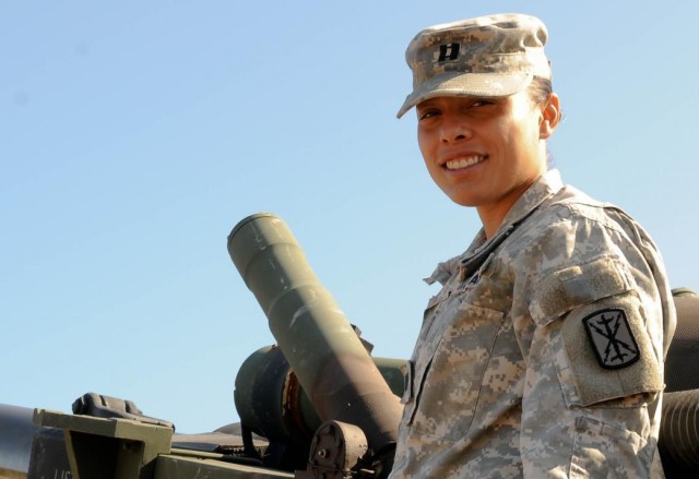 1-377 Field Artillery Regiment welcomes their first female battery commander