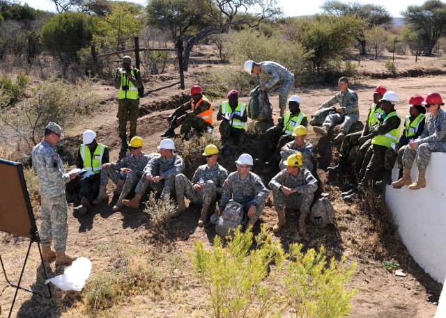 BDF, U.S. Engineers improve roads and ponds