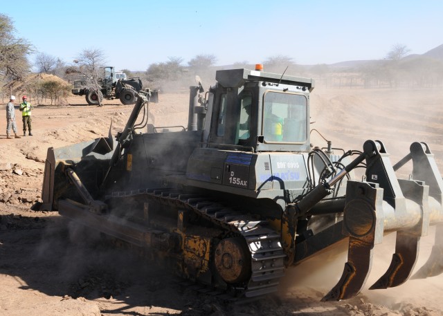 BDF, U.S. Engineers improve roads and ponds