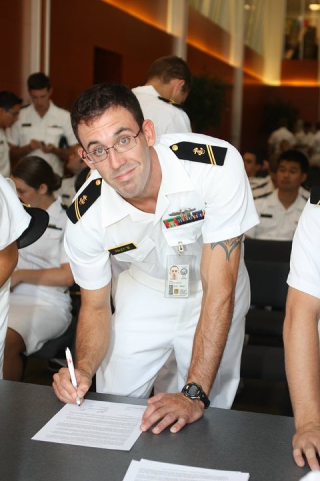 Foley at US Naval Academy