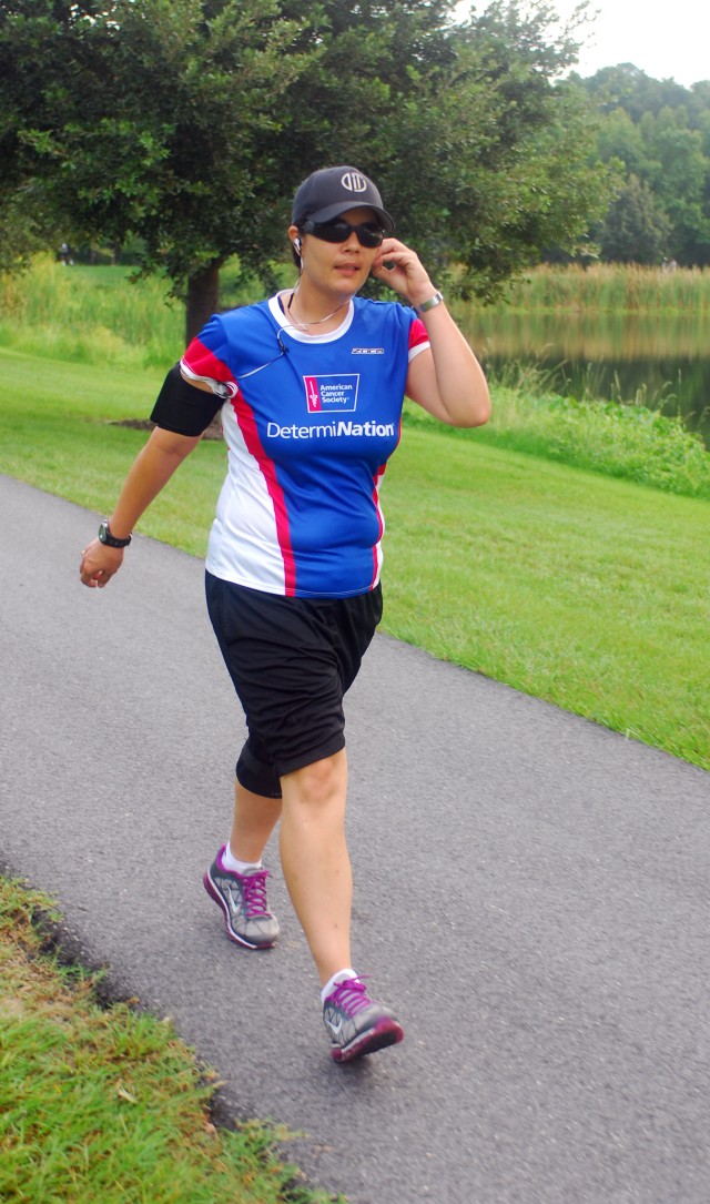 Falcon Soldier Fights Cancer One Step At A Time