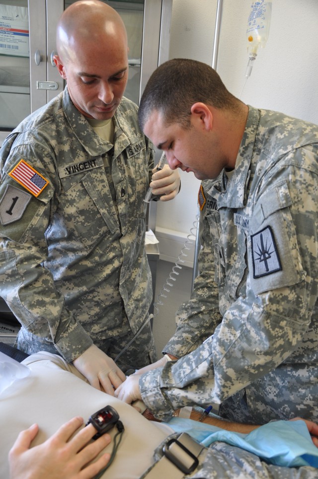 New York Army National Guard Medics on the job in Germany