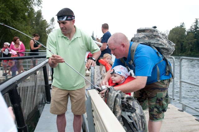 Service members, families participate in pirate-themed camp