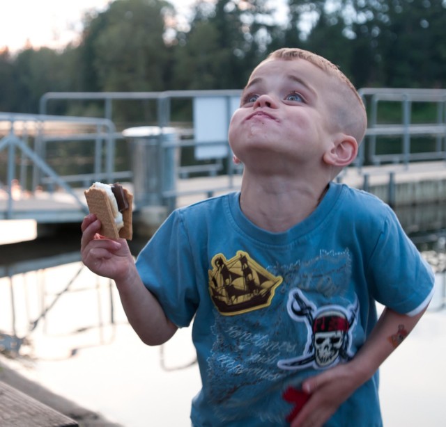 Service members, families participate in pirate themed camp