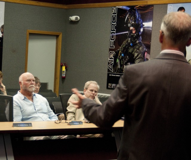 Dr. J. Craig Venter is briefed about technology at NSRDEC