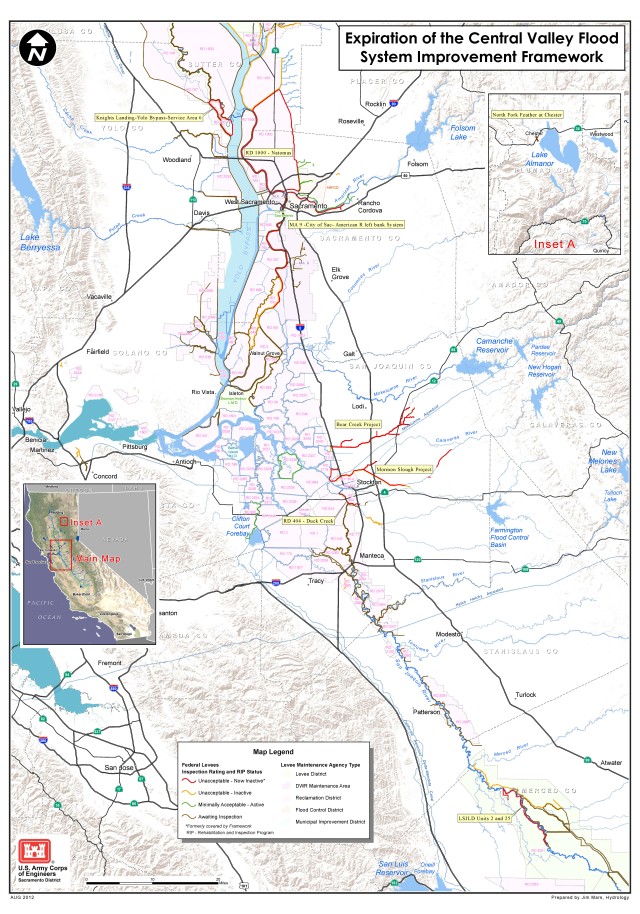 Central Valley levee systems inspections