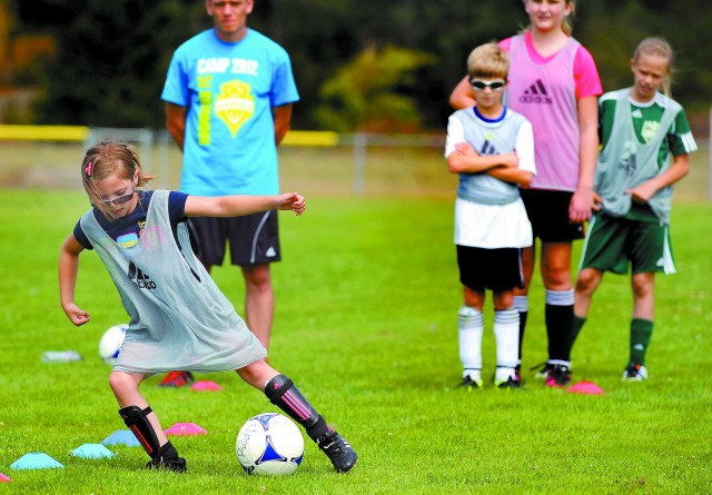 Soccer relay