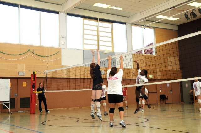 Playing above the net