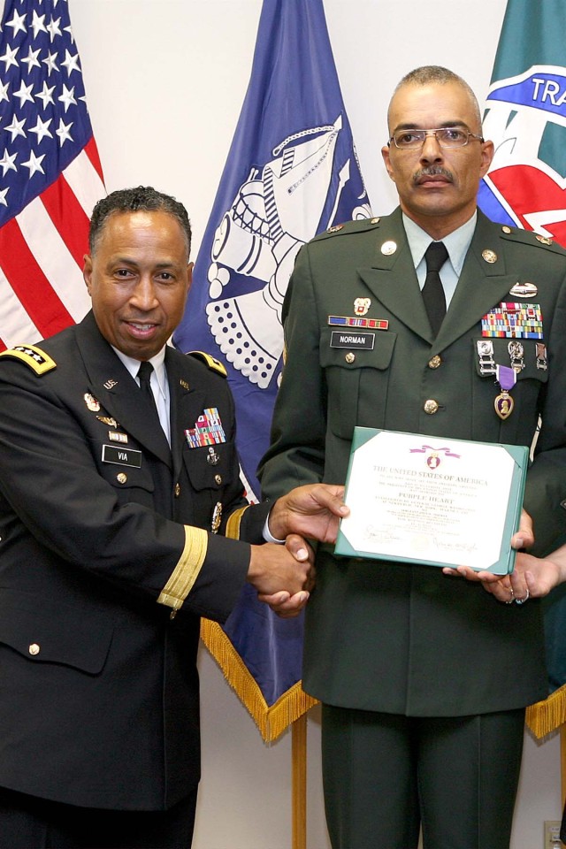 Norman honored for service and sacrifice