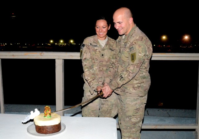 Warriors wed while deployed to Afghanistan