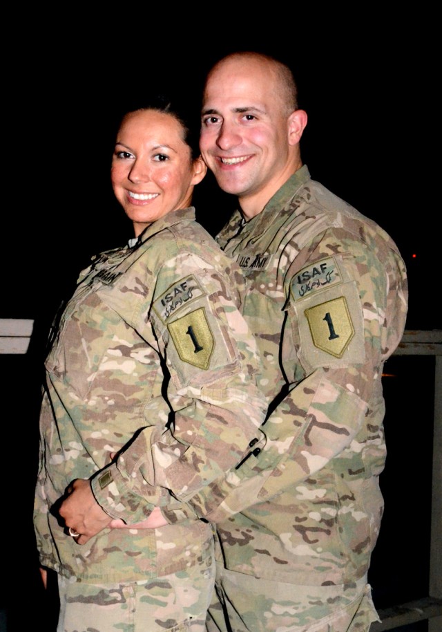Warriors wed while deployed to Afghanistan