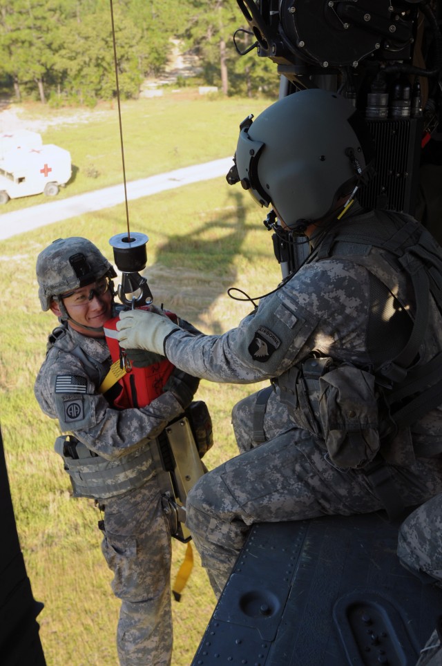 MEDEVAC crews fit into tight spaces