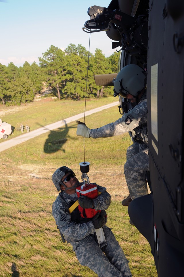 MEDEVAC crews fit into tight spaces