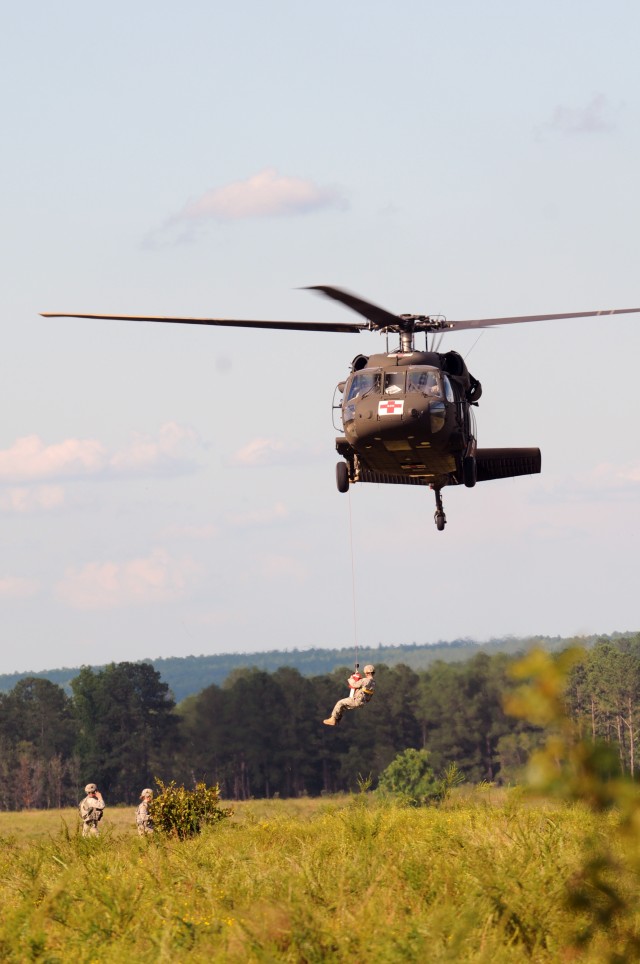 MEDEVAC crews fit into tight spaces