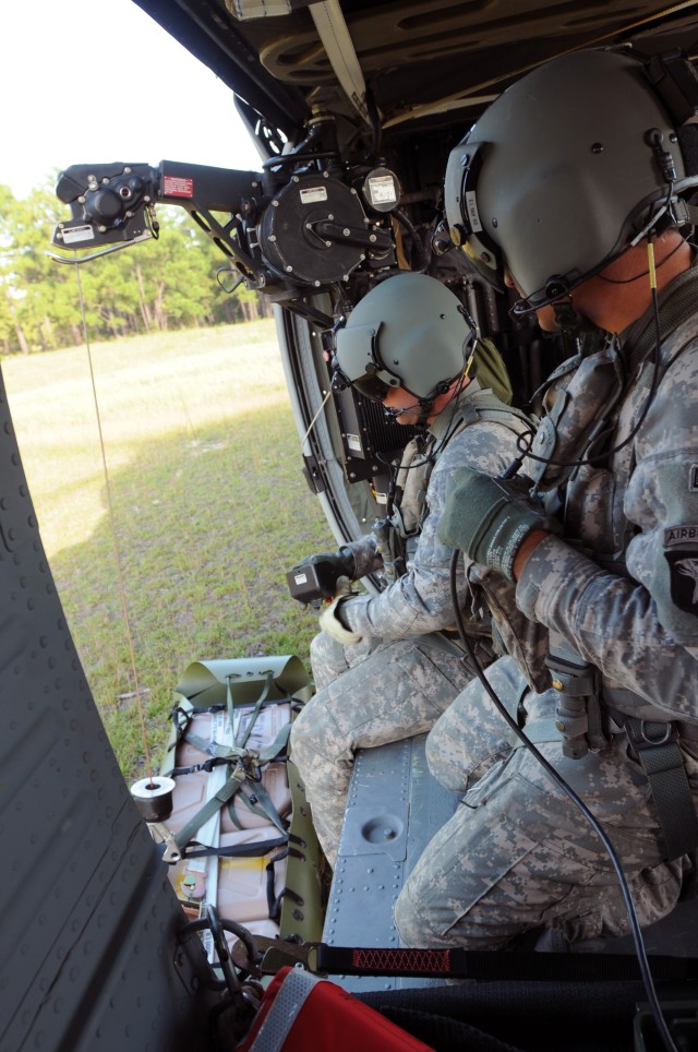 MEDEVAC crews fit into tight spaces