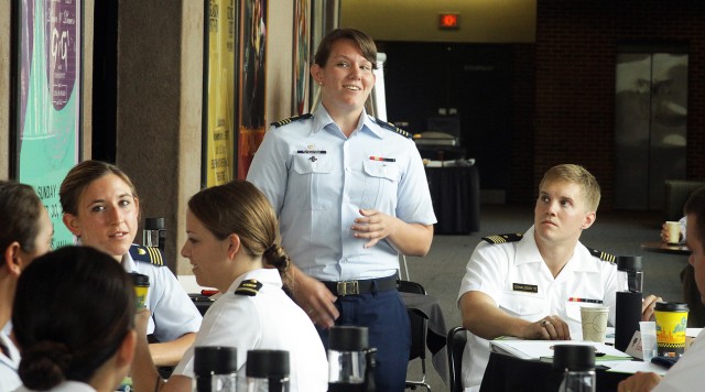 Top cadets, midshipman gather for annual leadership conference