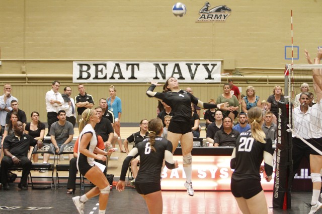 Army Women's Volleyball seniors celebrate cadet milestone
