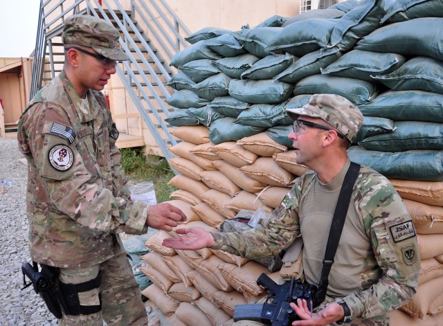 Air Force medic supports Soldiers in the field