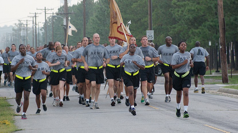 Quartermasters Conduct Woman's Equality Day Run 