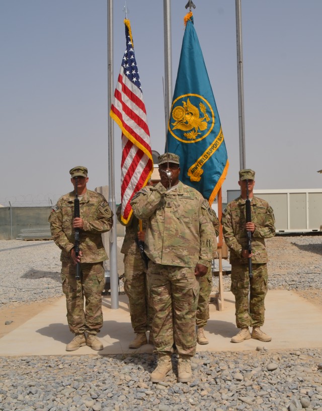 Roberts assumes top NCO position at AFSBn-Kandahar